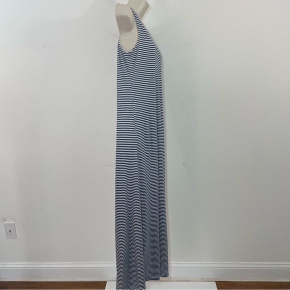 Demylee striped maxi dress size small v-neck sleeveless causal nautical - Picture 6 of 7